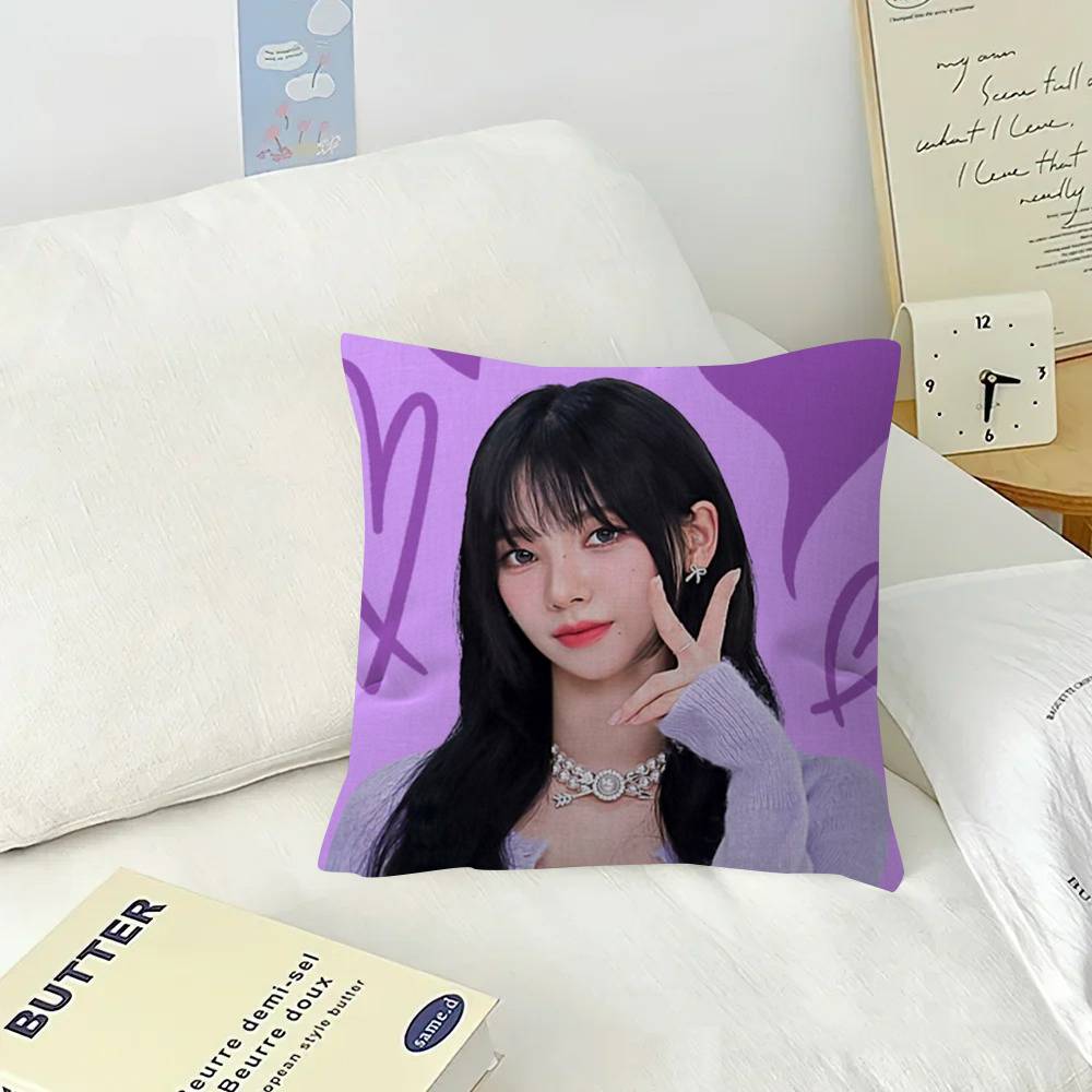 Korean idols KKKARINA Pillow Covers Cartoon Sofa Decorative Home Doublesided Printing Short Plush Cute Cushion Cover