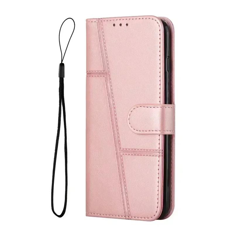 Skórzane Etui Flip Reno12F na Dla OPPO Reno12 FS Reno 12F 11 11F 10 Pro 8T 8 7 Lite 5 Z 5G Magnetyczne Etui Etui Portfel Pokrowiec na Telefon