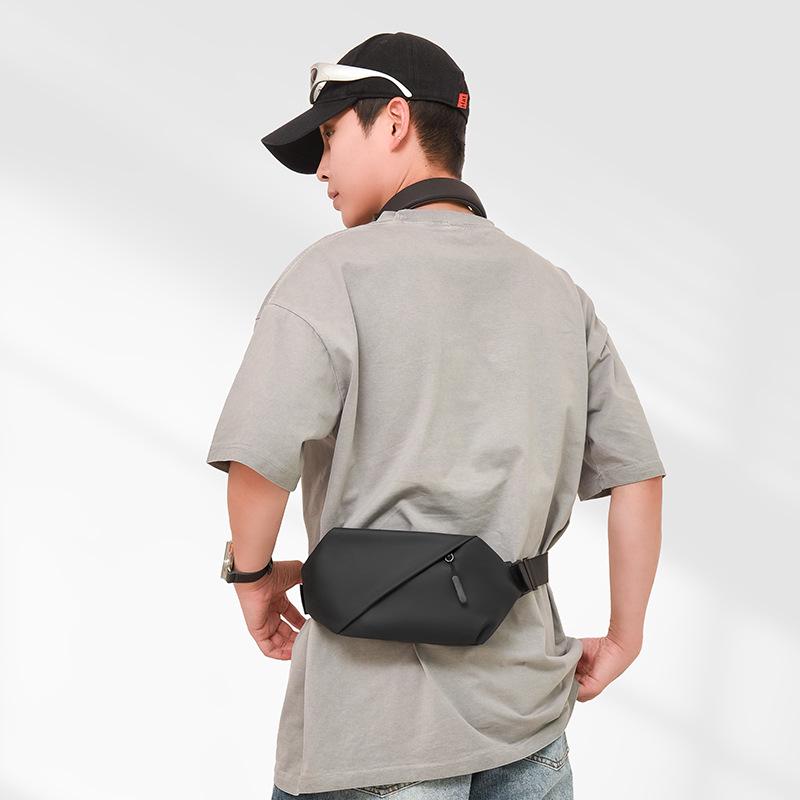 Men's High-End Travel Multifunctional Crossbody Shoulder Bag – Slant Style Outdoor Chest and Waist Small Backpack