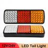12V 24V LED Wohnmobil Rücklicht Anhänger Van LKW Rückleuchte Rot Gelb Weiß Dreifarbig LKW Rücklicht