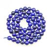 Lapis Lazuli Round 4/6/8/10/12mm Natural Stone Beads 15"Strand Smooth Loose Spacer Beads for Jewelry Making DIY Bracelets Accessories