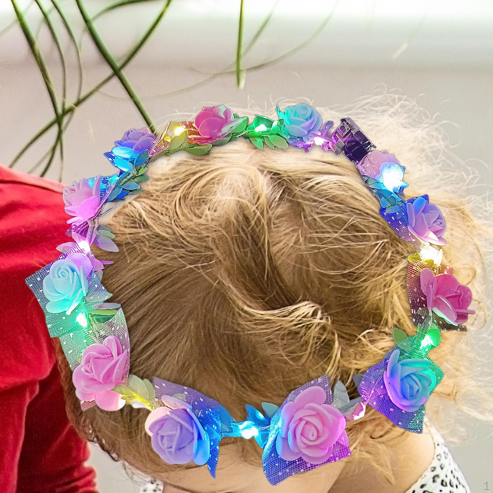 

Элегантная повязка на голову с цветочным принтом для девочек для особых случаев Colorful