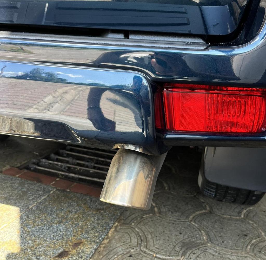 Насадка на глушитель (нерж) для Toyota Land Cruiser Prado 150