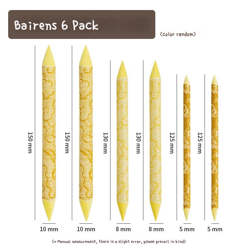 

Borrence 12PC Paper eraser pen sketch rice art shadow oil pastel color pencil painting rubbing pen cotton correction art brush
