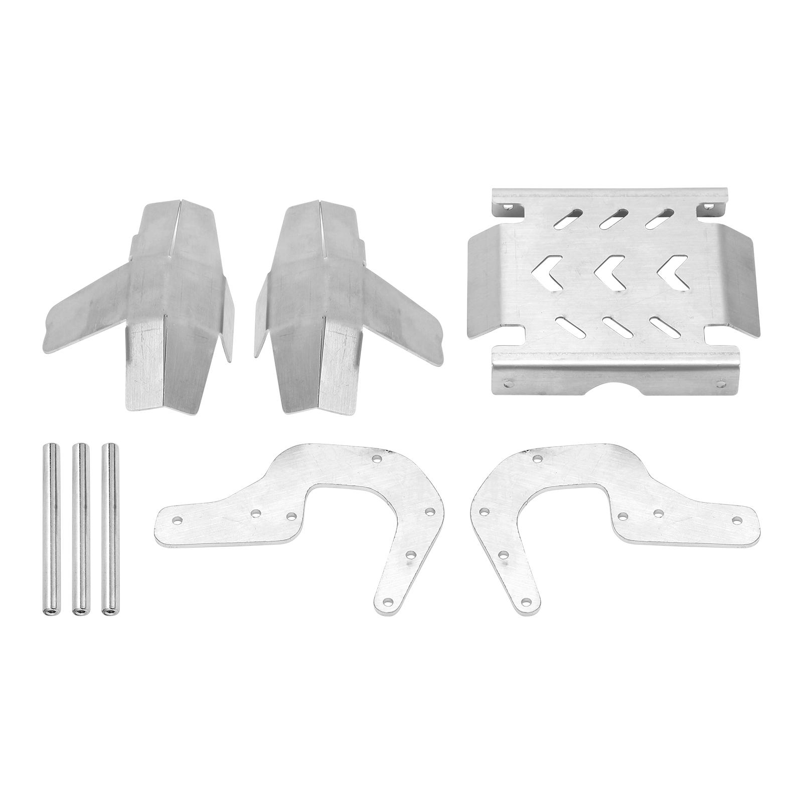 

RC Chassis Armors Set Stainless Steel Armor AntiCollision Front Bumpers for LOSI LMT Solid AXLE 1 8 RC Car