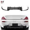 Carbon Fiber V-Style Rear Diffuser for BMW M6 E63/E64