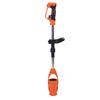 Orange Cordless Leaf Blower 520CFM 150MPH 21V Battery Powered Folding Portable Blower Cleaner for
