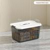 Extra Large Transparent High-Grade Plastic Storage Box for Home