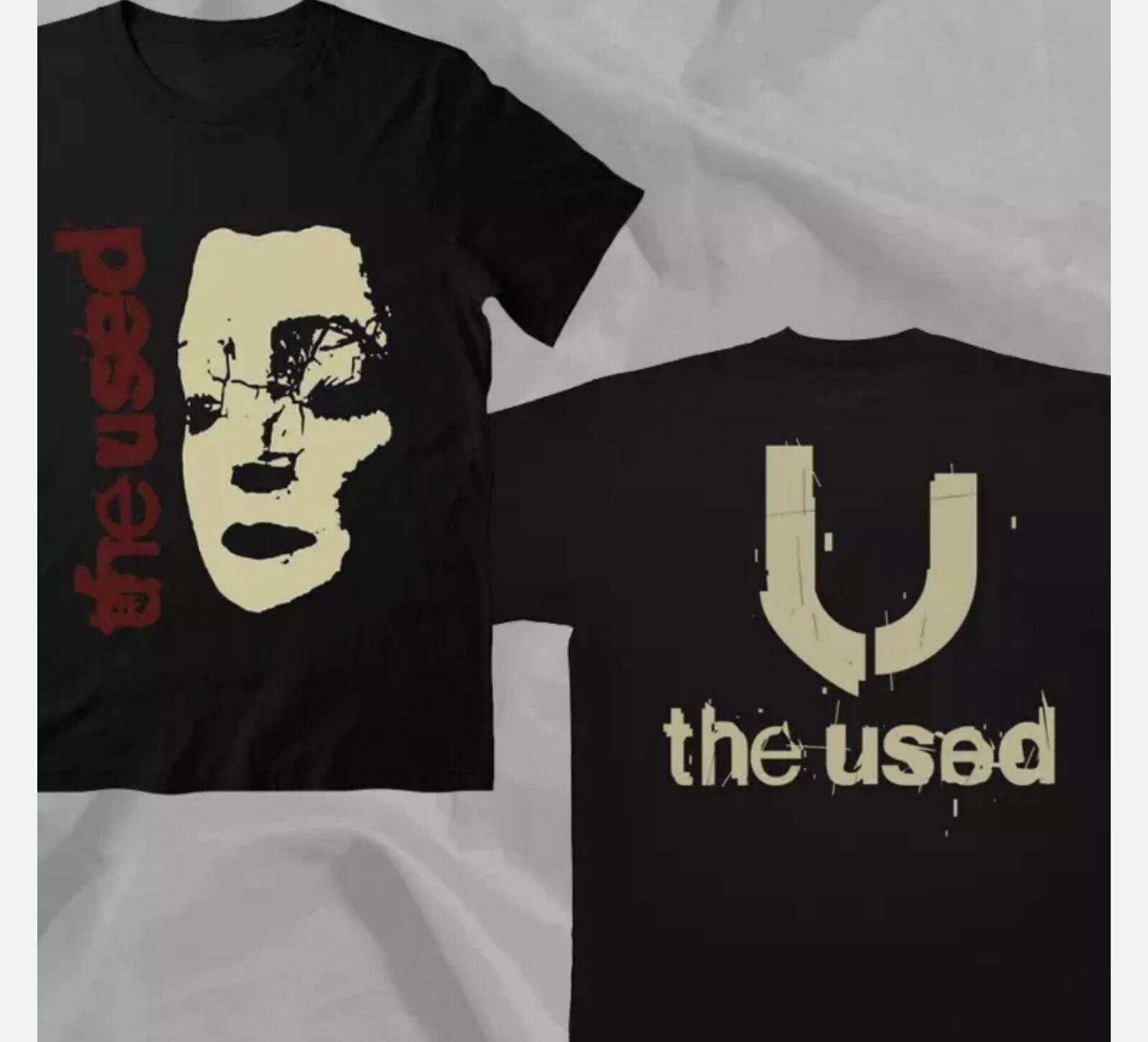 The Used Band 2000 Retro Black Double Sided T-Shirt Unisex T-Shirt S