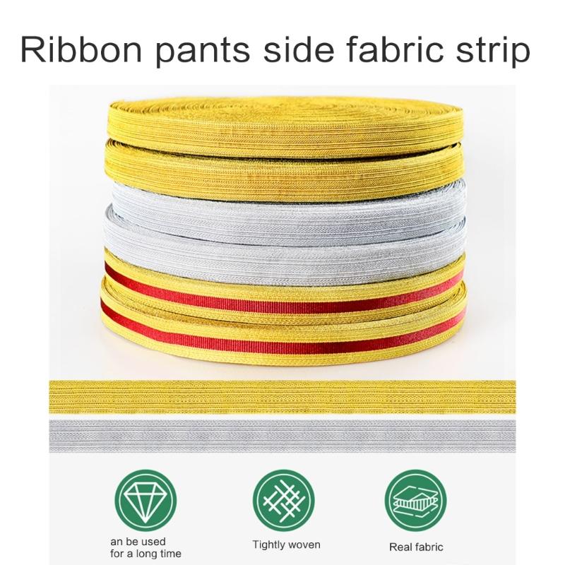 Woven Ribbon Tape for Custom Side Stripe Trousers Side Stripe Ribbon Tape Clothing Accessories Decorative Sewing Strips