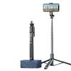 TOKQI Foldable Stainless Steel Selfie Stick Q05 5kg Load Capacity Multi-function Telescopic Tripod Selfie Stand Folded Length 1m