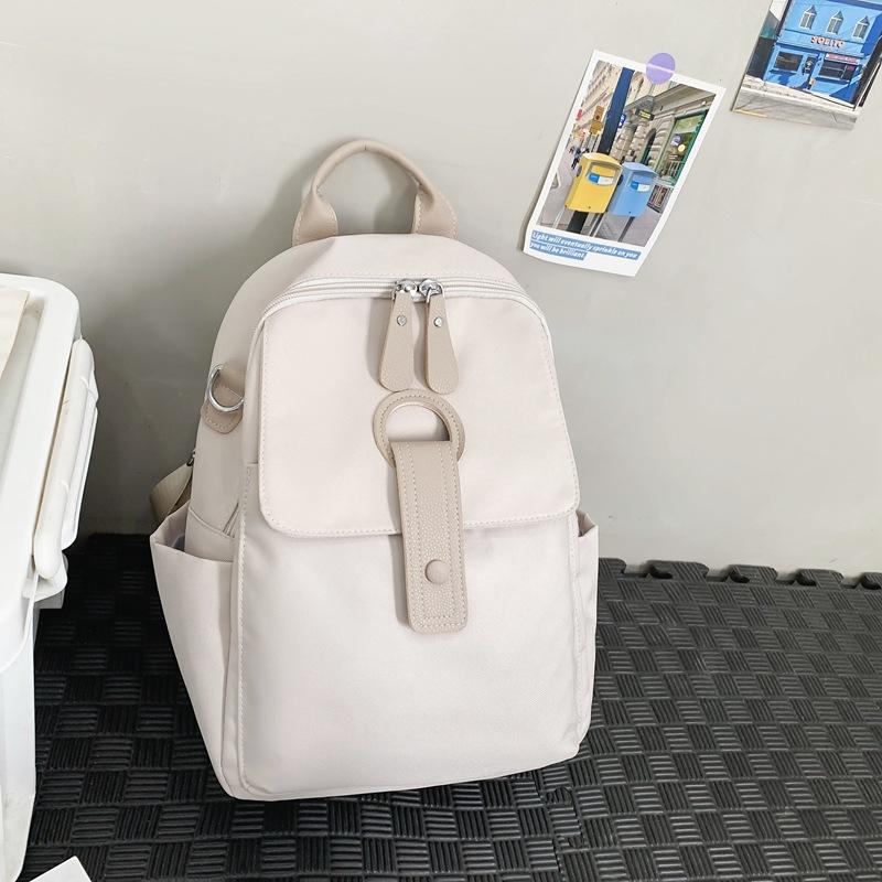 School bag ins fashion travel lightweight backpack Korean version college student class school bag casual versatile backpack