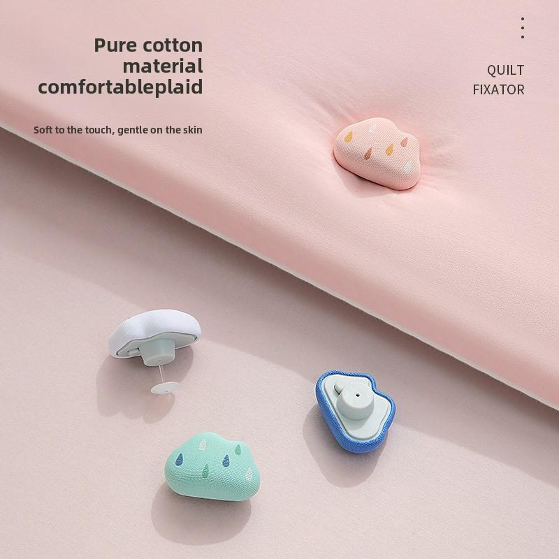 Cloud Quilt Fastener, New Bed Sheet Without Needles, Comes with One-click Unlocking for Creative Storage