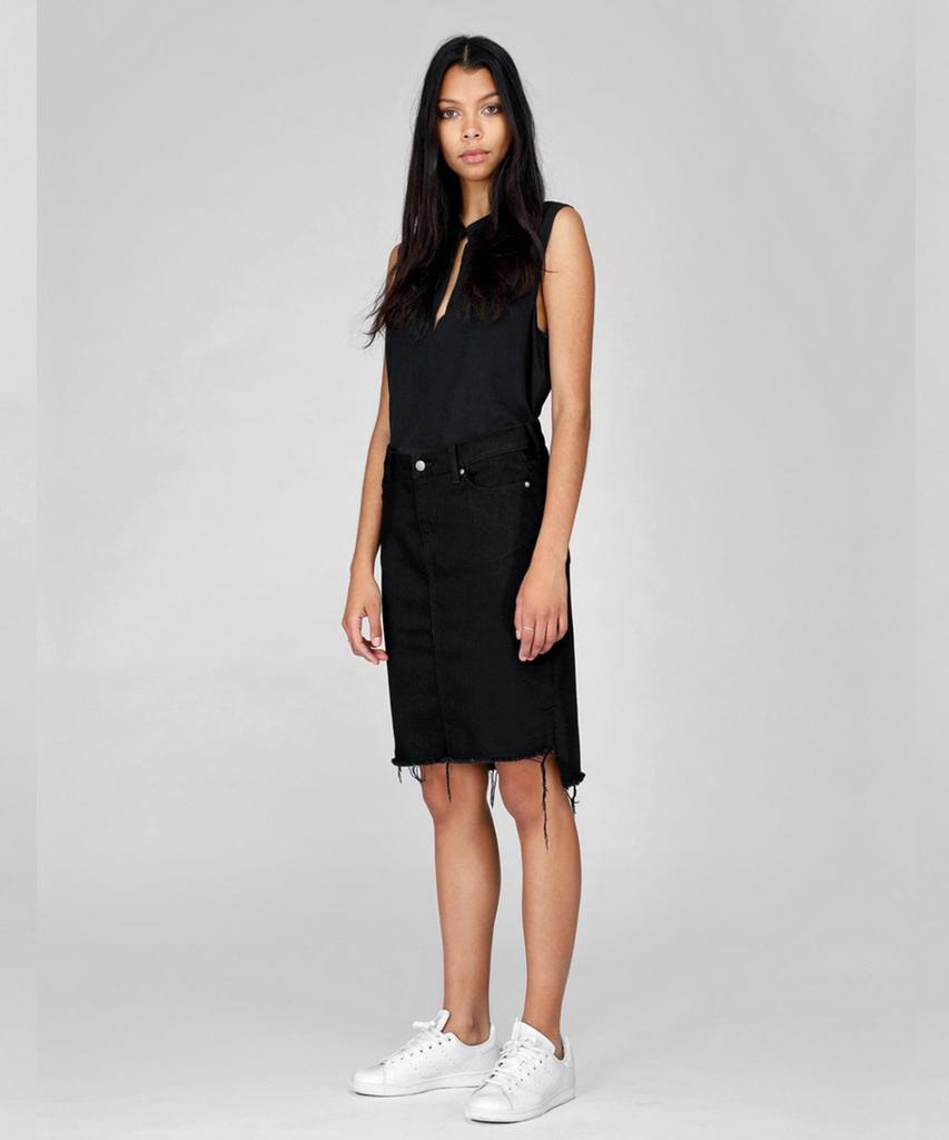 DR.DENIM Mini Skirt - Light Retro / Black