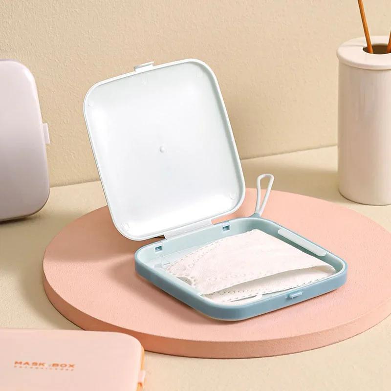 Portable Dustproof Waterproof Storage Box for Jewellery Mask Accessories Travel Sealed Container