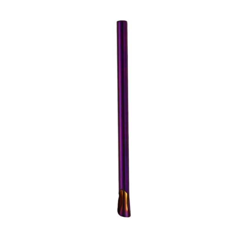 Wide Opening Cup Tubes, Seven Count 304 Steel Beverage Tube Set for Fruit Beverage Cups, Counter Corners and Casual Household Serving