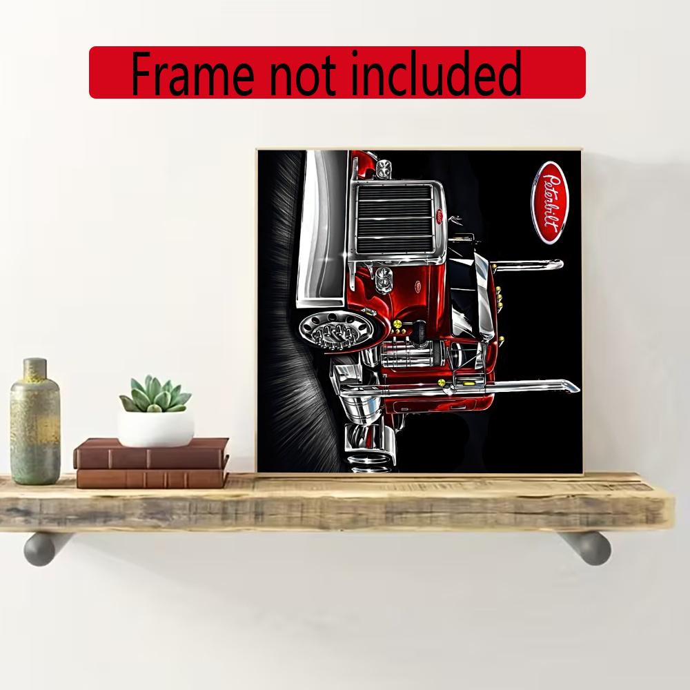 Kenworth 5D Diamond Painting Round Diamond Rhinestones Mosaic Diamond Embroidery Wall Paintings Rhinestones Gift Frameless