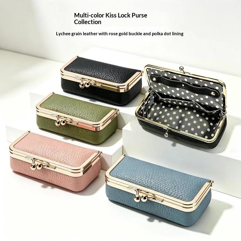 Womens Kiss Lock Jewelry Organizer Multifunctional Glasses Case Travel Essential Lipstick And Cosmetic Organizer