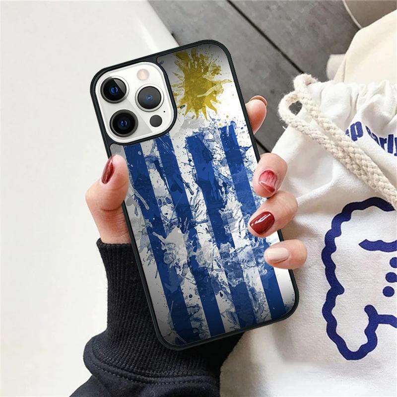 Uruguay National Flag Phone Case For iPhone 17 Air 15 16 Cover  11 13 14 Pro Max 12 Plus Max Fundas