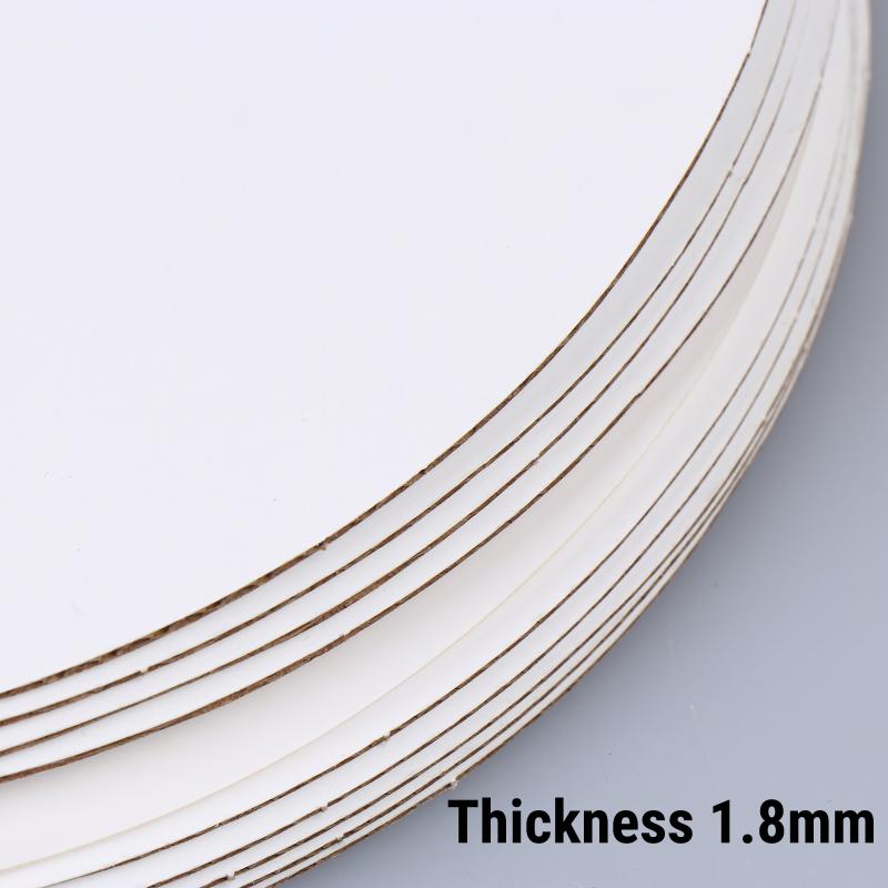 10pcs Round Cake Boards Easy to Use Disposable Paper Cake Drum Pans for Birthday Wedding Holiday Dessert Party Events