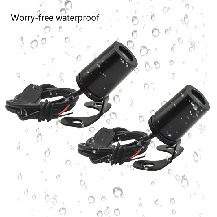 Motorcycle Angels Wing Projection Light Kit 2Pcs Angels Wing Door Lighting Courtesy Projector Waterproof