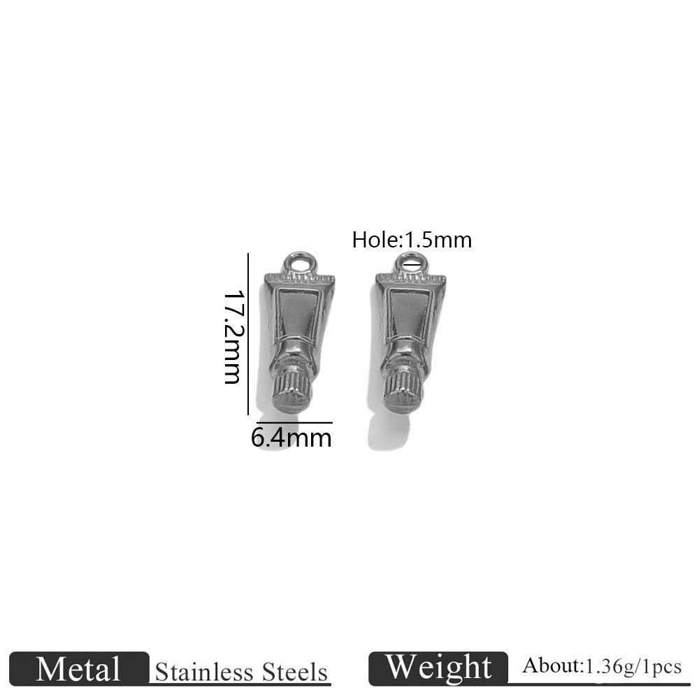 Yori 5 Stück Edelstahl 18K Gold Plated Anhänger DIY Schmuckzubehör Verwendet für DIY Herstellung von Armband Halskette