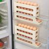 Shelves for Eggs Refrigerator, 4 Levels, and a Dispenser of Eggs  Organizer Egg the Refrigerator Rolling Machine for Kitchen