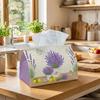 1pc Decorative Botanical Tissue Box | Durable, Lavender Jar Suitable for Living Room Accent, Bedroom Decor, Encouragement Gifts, Workplace Gifts, Stud