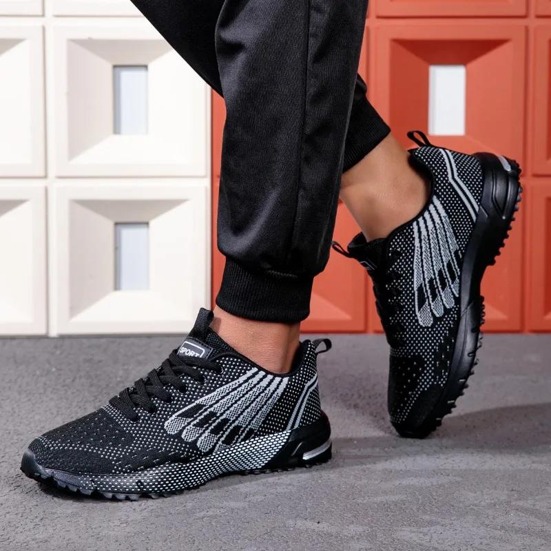 Fashion Jogging Sneaker Mens Running Shoes Wear Resistant Breathable Mesh Athletic Men Non Slip Casual Sports Shoes for Men  Zapatillas