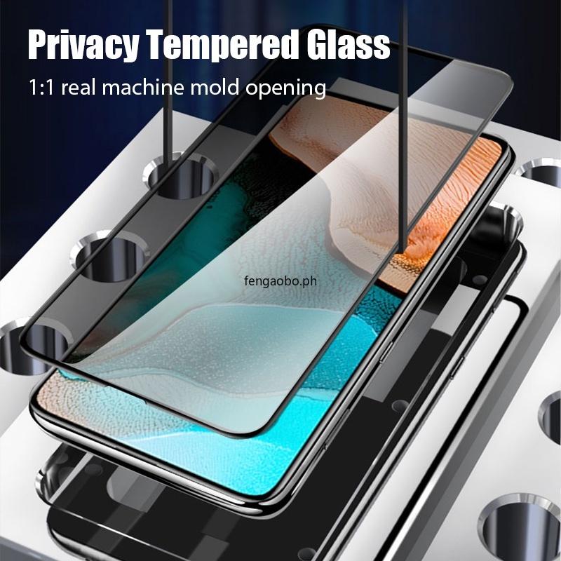 3Pcs Anti-Spy Privacy Tempered Glass For Vivo Y18 Y03 Y04 Y36 Y17S Y11 Y16 Y02S Y19S Y02 Y35 Y27S V27E V29E Y31 Y1S Y19 Y21S Y33S Y95 Y91i Y91C Y93