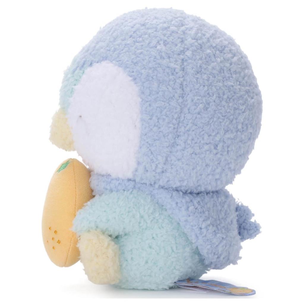 Takara Tomy Arts Plush Toy Piplup Plush Approximately 15cm Tall Pokémon PokéPiece (Colorful Ver.) Toy,