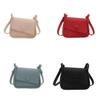 Womens Small Pu Square Bag With Soft Structure For Casual Street Fashion