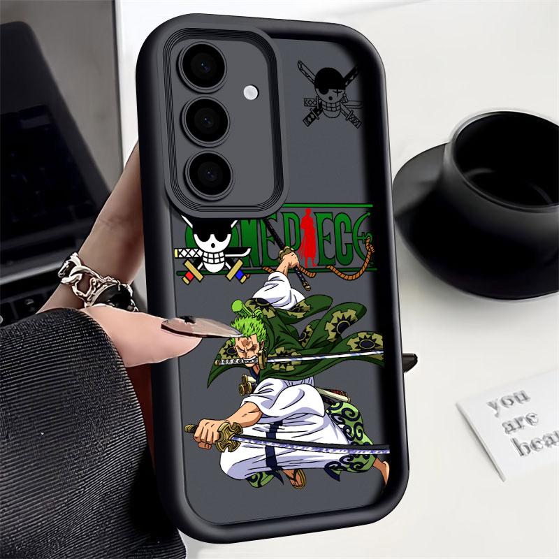 One Pieces Luffy Zoro Cartoon Phone Case For Samsung S26 S25 S24 S23 S21 S20 Ultra For Galaxy S25 S24 FE S26 Plus Silicone Cover