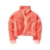 Jogging Half-zipper Sweater Jacket Women's High-end Warm Thick Velvet Shoulder Slimming Sweatshirt Top