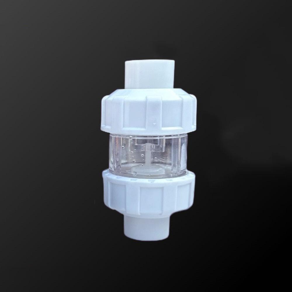 UPVC Aquarium Check Valves Non Return Water Pipe Valve Connector  Hotel