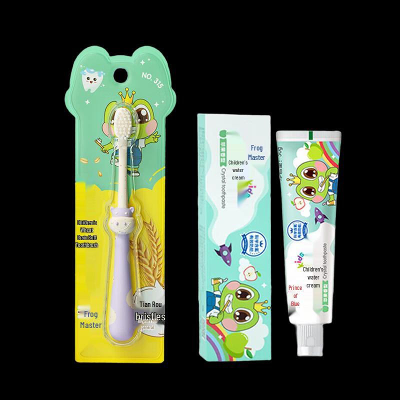 Frog Prince Kids Toothbrush & Toothpaste Set