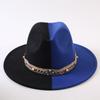 Popular European and American Classic Double-color Wide-brimmed Top Hat Men's and Women's Fashion OL Style Cowboy Hat Jazz Hat