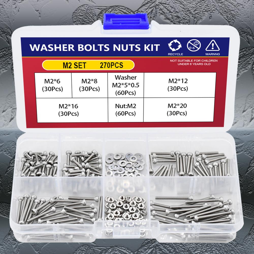 

M2 M3 M4 M5 M6 DIN912 304 нержавеющая сталь головка шестигранный винт с шестигранным углублением под ключ велосипедные болты шестигранные гайки и шайбы набор