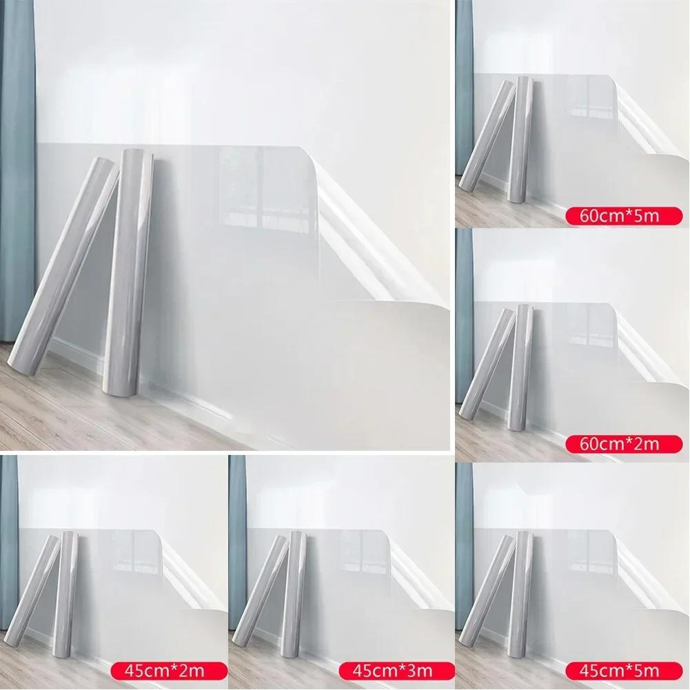 

Kitchen Oil Proof Wall Sticker Transparent Electrostatic Self-Sticker Film Removable Protective Film Shelf Drawer Liner Decora 45cmx2m