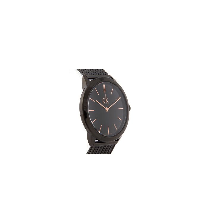 Calvin Klein CK Quartz Watch 40Mm Black Dial Unisex watches Silver K3M22421/K3M21421