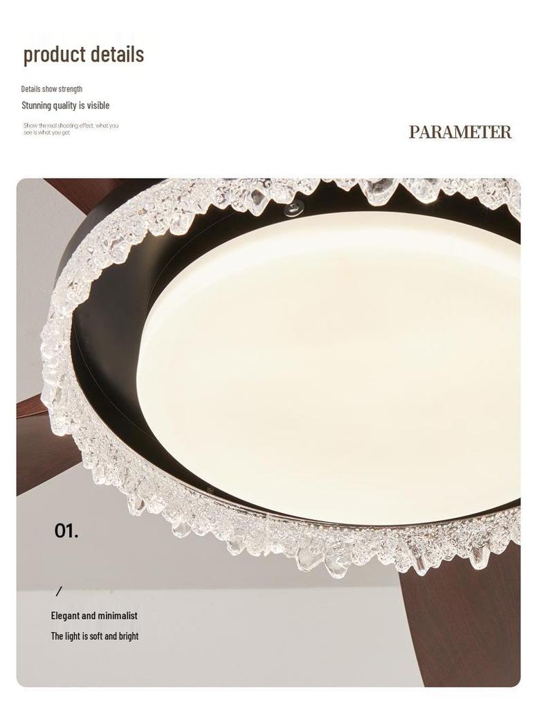 Nordic Retro Inverter Ceiling Fan Light 2025 for Living Room, Bedroom, Restaurant - Chinese Style