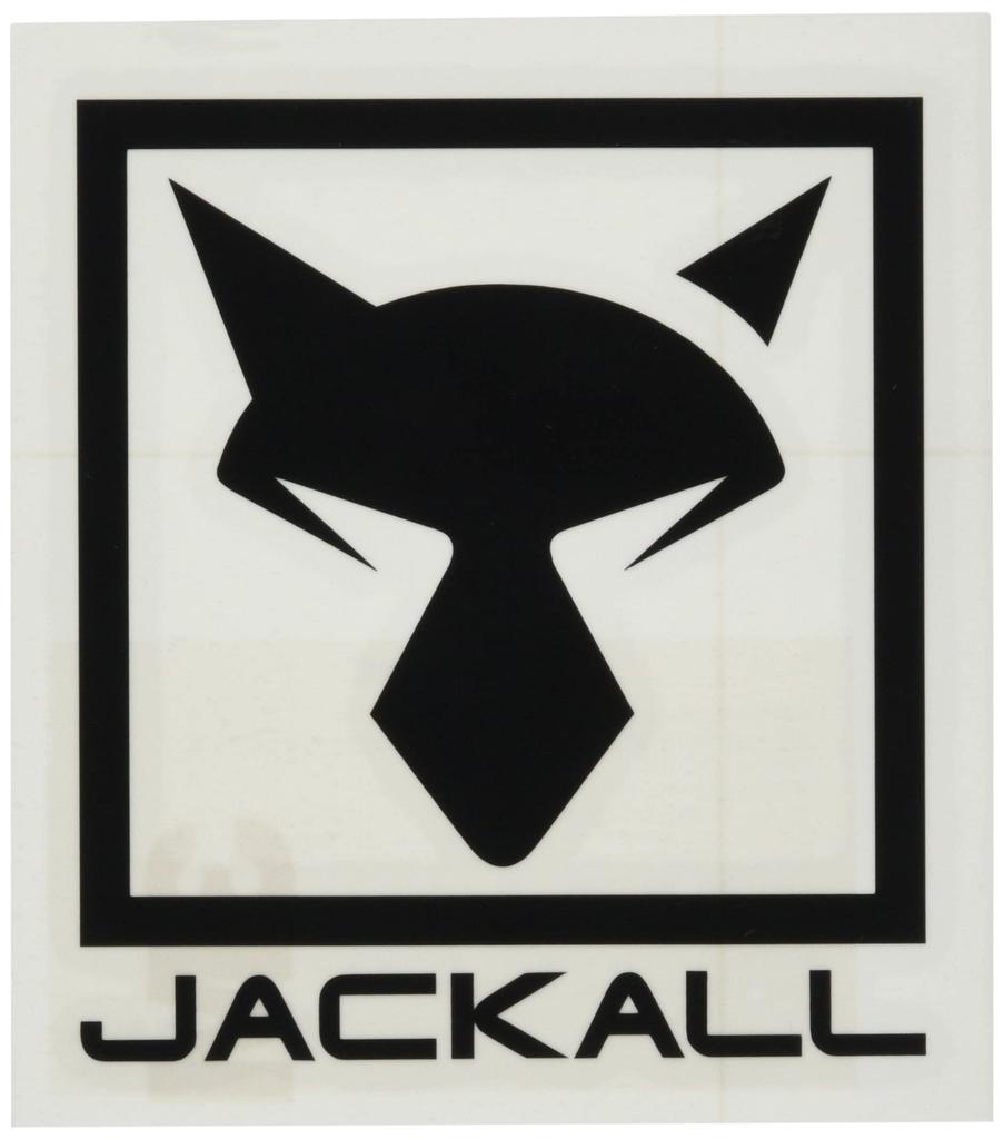 JACKALL JK Cutting Sticker Square M Black