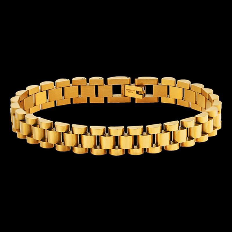 Luxury Titanium Steel Watch Band: Elegant Unisex Bracelet for Men and Women