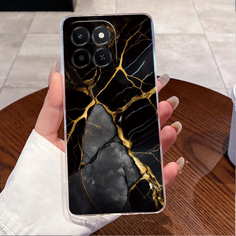 For Honor X6c Case NIC-LX2 Clear Luxury Cute Love Rabbit Funny TPU Soft Silicone Phone Case Honor X6c Back Cover NIC-LX1 NIC-LX3