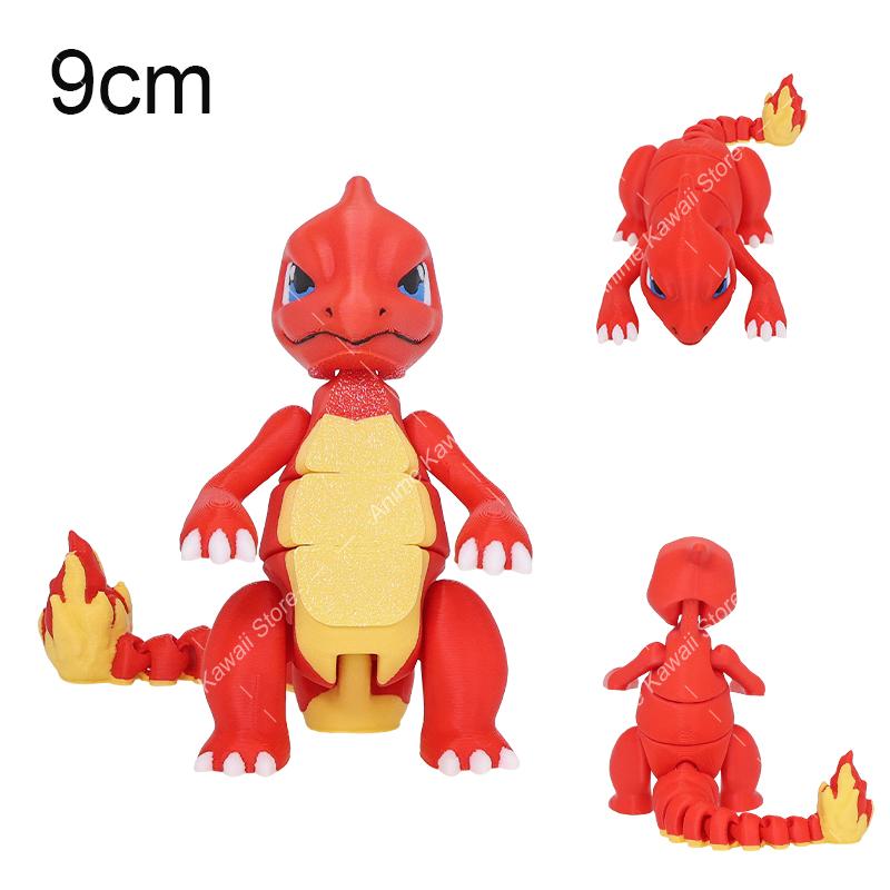 Charizard Xy Action Figure 3D Printed Gliscor Magikarp Morpeko Gengar Cartoon Character Desktop Statue Collectible Toy