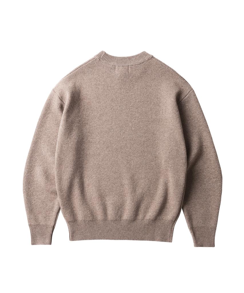 BEAT&SLNC Crew Neck Knit (Beige)
