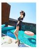New Plus Size Conservative Long Sleeve Swimwear: Slimming, Belly-Concealing, Sun Protection, Student Sport Style, Diving Suit.