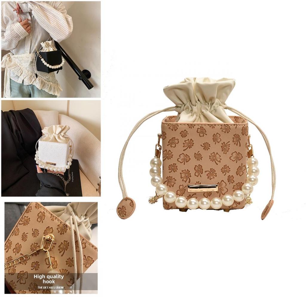 Water Bucket Crossbody Bag With Stitch Detail For Street Style Look