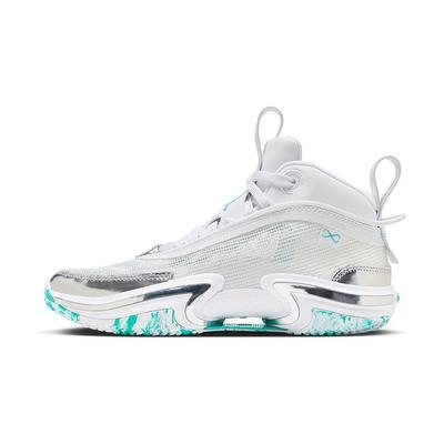 Guo Ailun x Air 36 GS Weiß Hyper Jade Kinder Sneaker Metallisch-Silber Schwarz DQ4461-130