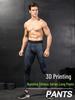 Men's 3D Print Quick-Dry Stretch Compression Running Leggings